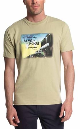 Vintage Land Rover T Shirt - LRSS12T4STYLE - Genuine